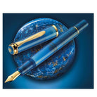 Pelikan-Classic M200 Dolma Kalem Seti Golden Lapis F Uç-Dolma Kalem-7-Milagron.com