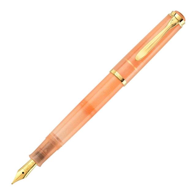 Pelikan Classic M200 Dolma Kalem Seti Apricot Achat F Uç