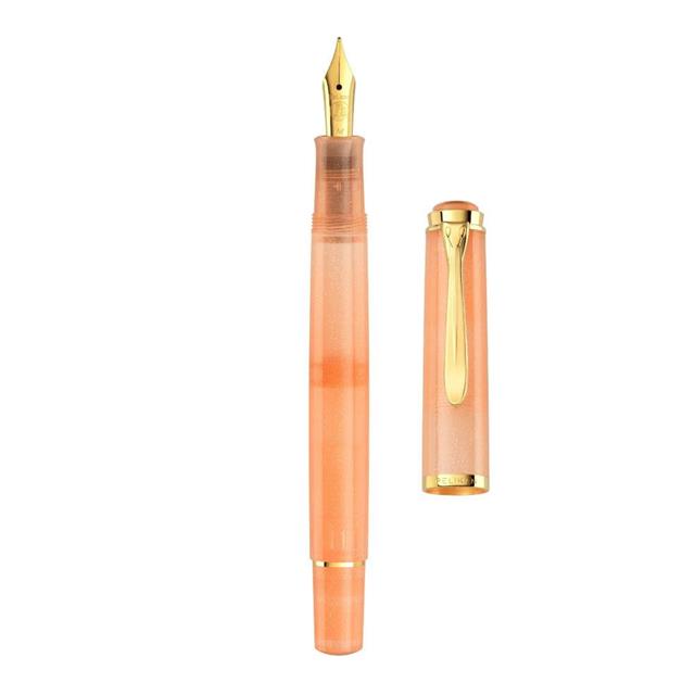 Pelikan Classic M200 Dolma Kalem Seti Apricot Achat F Uç