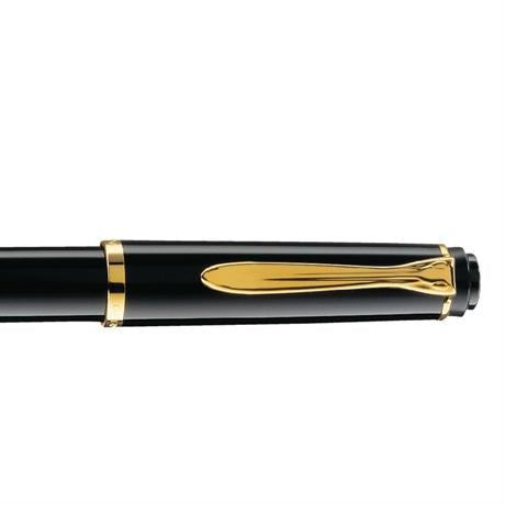 Pelikan M150 14 Ayar Altın Kaplama Uç Dolma Kalem M Siyah