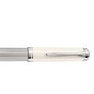 Pelikan Souveran M405 Dolma Kalem Silver White Medium (M) Uç