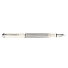 Pelikan Souveran M405 Dolma Kalem Silver White Medium (M) Uç