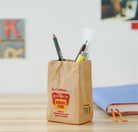 Penco-Hightide Penco Brown Bag Pen Stand Seramik Kalemlik-Organizer-1-Milagron.com