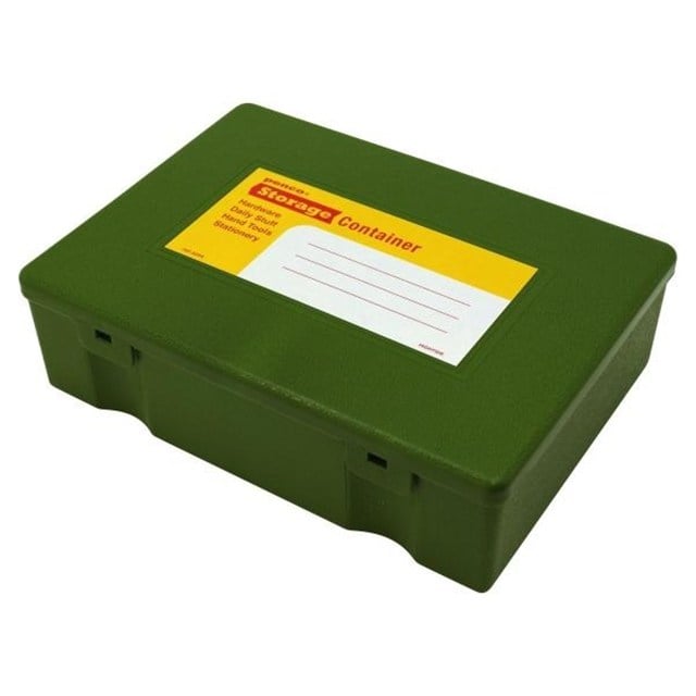 Penco Storage Container Plastik 4 In 1 Kalemlik & Kutu Green Eb013 Gn