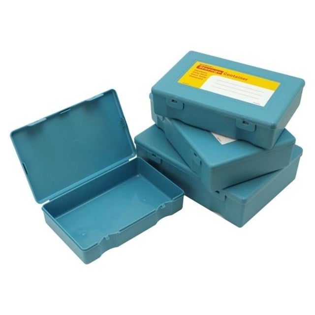 Penco Storage Container Plastik 4 In 1 Kalemlik & Kutu Light Blue Eb013 Lbl