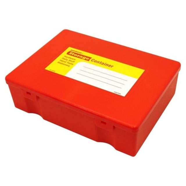Penco Storage Container Plastik 4 In 1 Kalemlik & Kutu Orange Eb013 Or