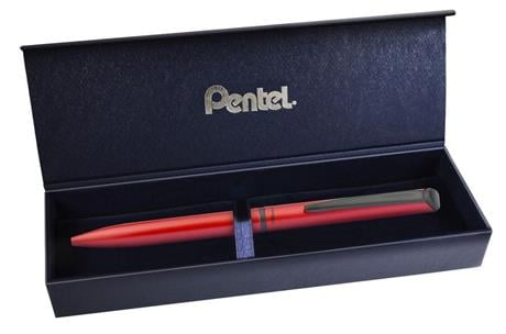 Pentel-Energel Ink Likit Jel Roller Mavi Mürekkepli Kalem Bordo-Roller Kalem-4-Milagron.com