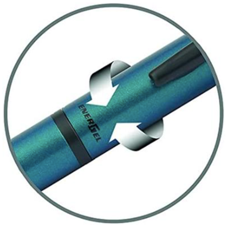 Pentel-Energel Ink Likit Jel Roller Mavi Mürekkepli Kalem Turkuaz-Roller Kalem-2-Milagron.com
