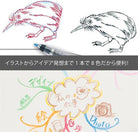 Pentel-Pentel Pencil Lead Holder And Lead Set, Multi 8 Set 2.0 Mm Kalem, Kalemtraş Ve 8 Adet Farklı Renkte 2.0 Mm Uç Ph802 St-Mekanik Uçlu Kalem-3-Milagron.com