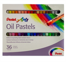 Pentel-Pentel Arts Oil Pastels 36'lı Yağlı Pastel Boya Kalemi Seti-Boya Kalemi-1-Milagron.com