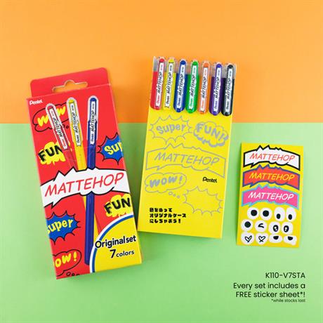 Pentel Mattehop 1.0 Mm Jel Kalem Seti - Sweet Set