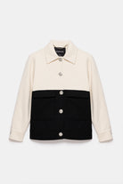 Peploum-Anne Bouny Contrast Weaving Jacket-Ceket-7-Milagron.com