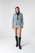 Peploum-Carleen Textured Weaving Skirt-Etek-5-Milagron.com