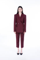 Peploum-Marvin Double Breasted Jacket-Ceket-1-Milagron.com