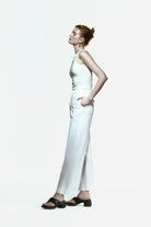 Peploum-Toba Trousers In Coral White-Pantolon-2-Milagron.com