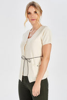 Peraluna-%100 Pamuk Pike Örgü Twin Set-T-Shirts-7-Milagron.com