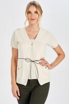 Peraluna-%100 Pamuk Pike Örgü Twin Set-T-Shirts-8-Milagron.com