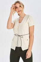 Peraluna-%100 Pamuk Pike Örgü Twin Set-T-Shirts-9-Milagron.com