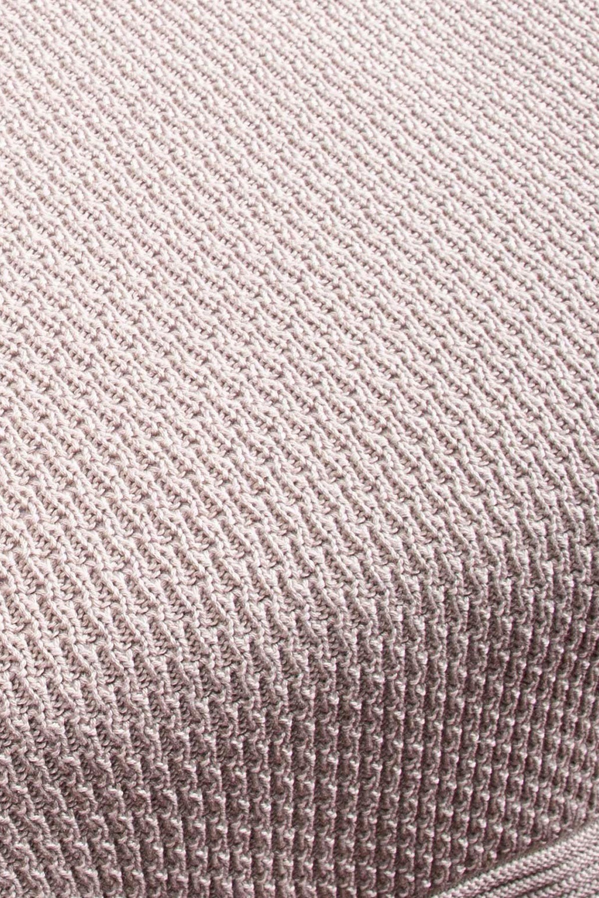 Peraluna-%100 Pamuk Pirinç Örgü Çift Kişilik Battaniye Kum-Battaniye-2-Milagron.com