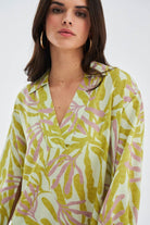 Peraluna-Akira Dress Bol Kesim 117 Cm Mat Dokulu Yazlık Kadın Elbise-Elbise-2-Milagron.com