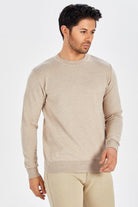 Peraluna-Bisiklet Yaka Basic Erkek Triko Kazak-Kazak & Triko-1-Milagron.com