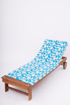 Peraluna Blue Sardin Beach Towel Jacquard Cotton Beach Towel - Ekru/Mavi