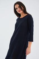 Peraluna-Bol İnce Yazlık Şifonlu Kadın Triko Elbise-Elbise-11-Milagron.com