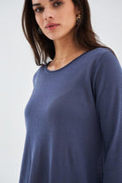 Peraluna-Bol İnce Yazlık Şifonlu Kadın Triko Elbise-Elbise-4-Milagron.com