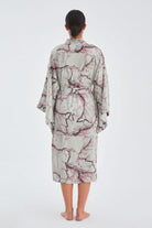 Peraluna-Bolossom Çiçek Desenli 120 Cm Saten Yazlık Kadın Kimono-Kimono-6-Milagron.com