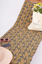 Peraluna Cactus Candy Beach Towel Jakarlı Pamuklu Plaj Örtüsü - Yeşil/Multi