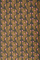 Peraluna Cactus Candy Beach Towel Jakarlı Pamuklu Plaj Örtüsü - Yeşil/Multi
