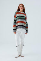 Peraluna-Camila Pullover Bol Kesim El İşlemeli Kadın Triko Kazak-Kazak & Triko-4-Milagron.com