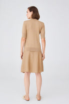 Peraluna-Çizgili Yüksek Bel Bol Kesim Triko Etek-Etek-4-Milagron.com