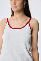 Peraluna-Desert Palm Kadın Triko Atlet Ekru-Bluz-7-Milagron.com