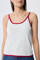 Peraluna-Desert Palm Kadın Triko Atlet Ekru-Bluz-8-Milagron.com