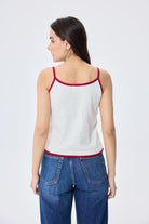 Peraluna-Desert Palm Kadın Triko Atlet Ekru-Bluz-9-Milagron.com