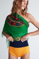 Peraluna-Dora Shorts Ribana Örgü Kadın Triko Tayt Şort -Şort-6-Milagron.com