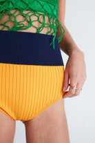 Peraluna-Dora Shorts Ribana Örgü Kadın Triko Tayt Şort -Şort-7-Milagron.com