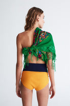 Peraluna-Dora Shorts Ribana Örgü Kadın Triko Tayt Şort -Şort-8-Milagron.com