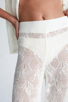 Peraluna-Emma Trouser Dantel Desen örgülü Geniş Midi Boy Kadın Triko Pantolon -Pantolon-7-Milagron.com