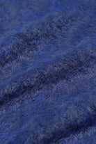 Peraluna-Far Afield Eclipse Knit Fully Tie Die Bisiklet Yaka Standart Kesim Batik Desen Tüylü Erkek Triko Kazak Kobalt-Kazak & Triko-9-Milagron.com