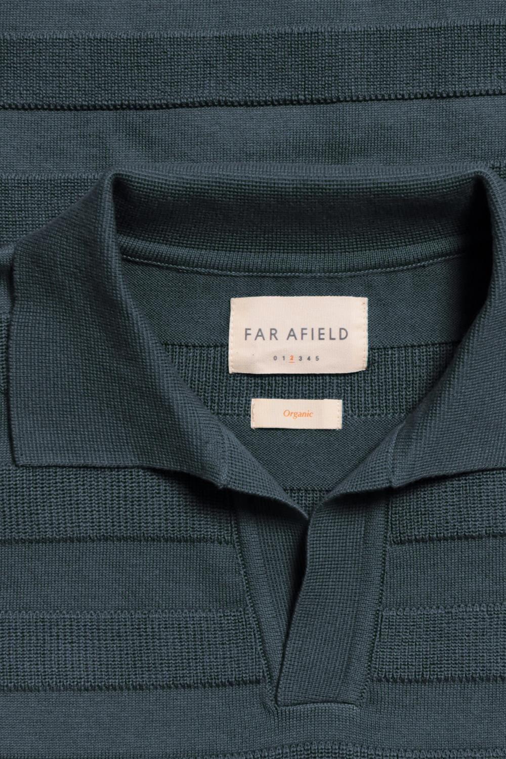 Peraluna-Far Afield Marsan Polo Bisiklet Yaka Kısa Kol %100 Organik Pamuk Erkek Triko Tişört-T-Shirts-2-Milagron.com