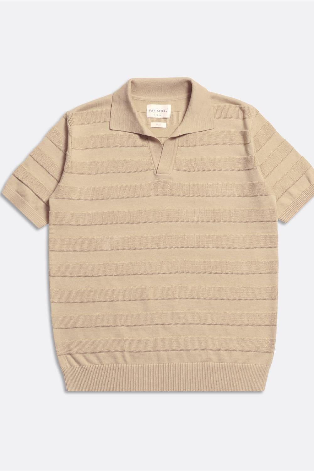 Peraluna-Far Afield Marsan Polo Bisiklet Yaka Kısa Kol %100 Organik Pamuk Erkek Triko Tişört-T-Shirts-8-Milagron.com