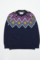 Peraluna-Far Afield Miyuki Knit Bisiklet Yaka Reglan Kol Erkek Triko Kazak-Kazak & Triko-5-Milagron.com