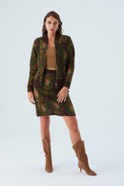 Peraluna-Fiori Skirt Çiçek Desenli Diz Hizası Kadın Triko Etek-Etek-3-Milagron.com