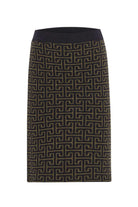 Peraluna-Geometrik Desen Jakarlı Kısa Kadın Triko Etek-Etek-5-Milagron.com