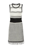 Peraluna-Ki̇yo Dress Kolsuz Pamuklu Diz Hizası Yazlık Kadın Elbise-Elbise-17-Milagron.com