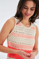 Peraluna-Ki̇yo Dress Kolsuz Pamuklu Diz Hizası Yazlık Kadın Elbise-Elbise-4-Milagron.com