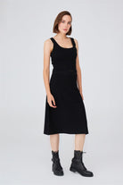 Peraluna-Kloş Kesim Kaşmir Karışım Diz Altı Triko Etek-Etek-13-Milagron.com