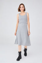 Peraluna-Kloş Kesim Kaşmir Karışım Diz Altı Triko Etek-Etek-18-Milagron.com